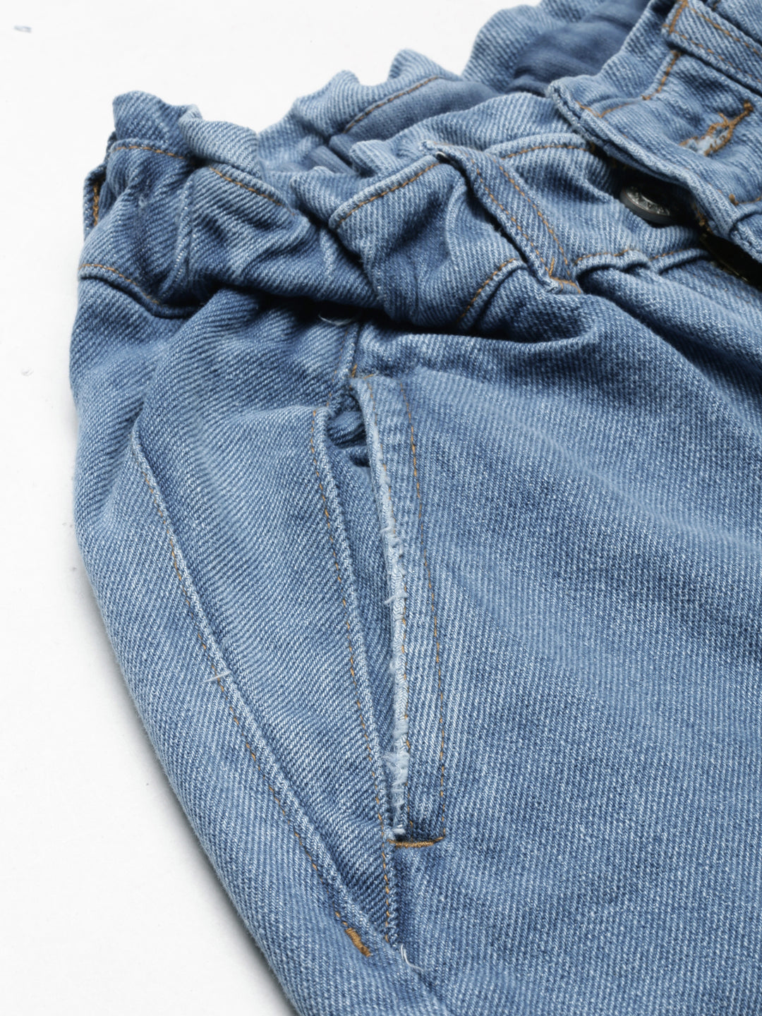 Women's Blue High-Rise Light Fade Light Shade Denim Jeans