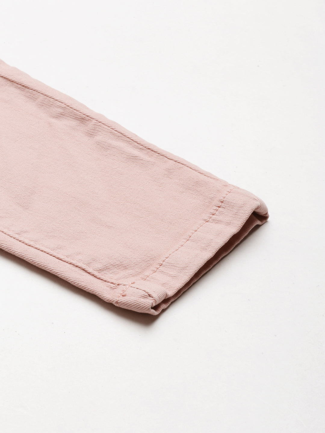 Women's Pink Slim Fit High-Rise Denim Jeans